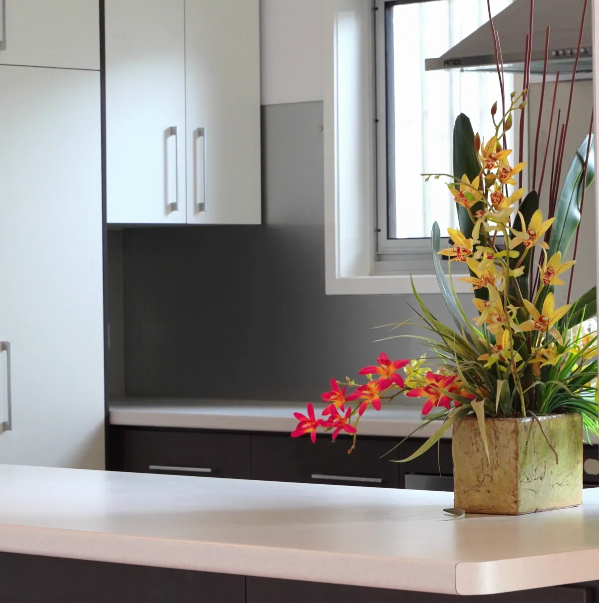 Cinematic interior detail of a luxury kitchen captured by Sprint Marketing